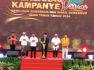 Deklarasi Kampanye Damai Pemilihan Gubernur dan Wakil Gubernur Jawa Timur 2024