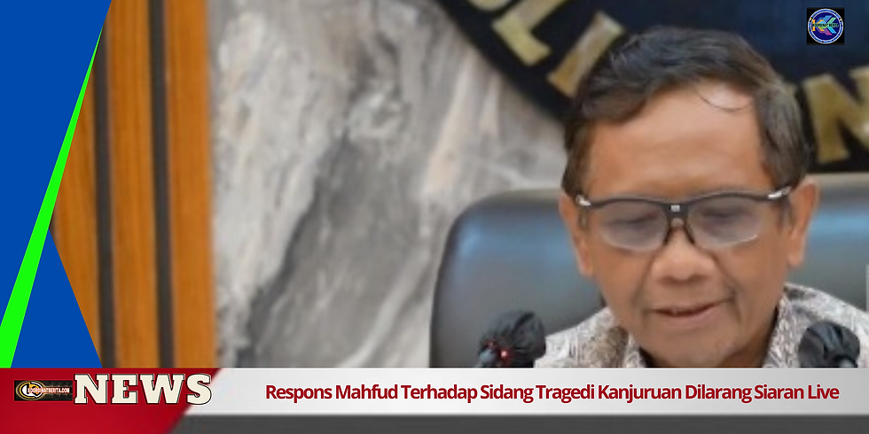 "Itu kewenangan hakim yang menentukan terbuka dan tertutup," kata Mahfud di Gedung Negara Grahadi Surabaya setelah menjadi narasumber dalam acara dialog kebangsaan, Minggu (15/1/2023).