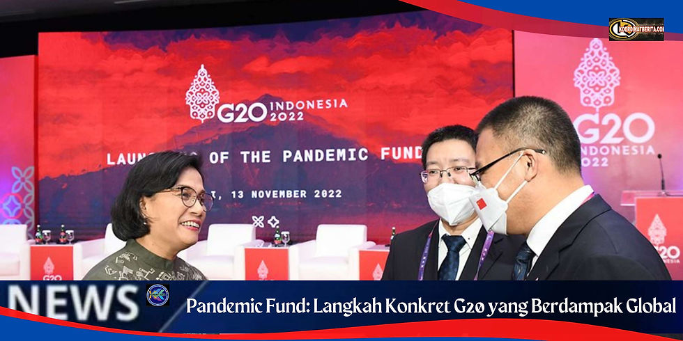 “Dengan diluncurkannya dana pandemi ini yang merupakan tonggak sangat penting, ini akan memberikan titik awal bagi kita semua untuk menunjukkan kepada dunia bahwa G20 mampu menghasilkan tindakan nyata yang dapat memiliki dampak global,” ujar Menkeu dalam Launching Pandemic Fund di Nusa Dua, Bali pada Minggu (13/11).