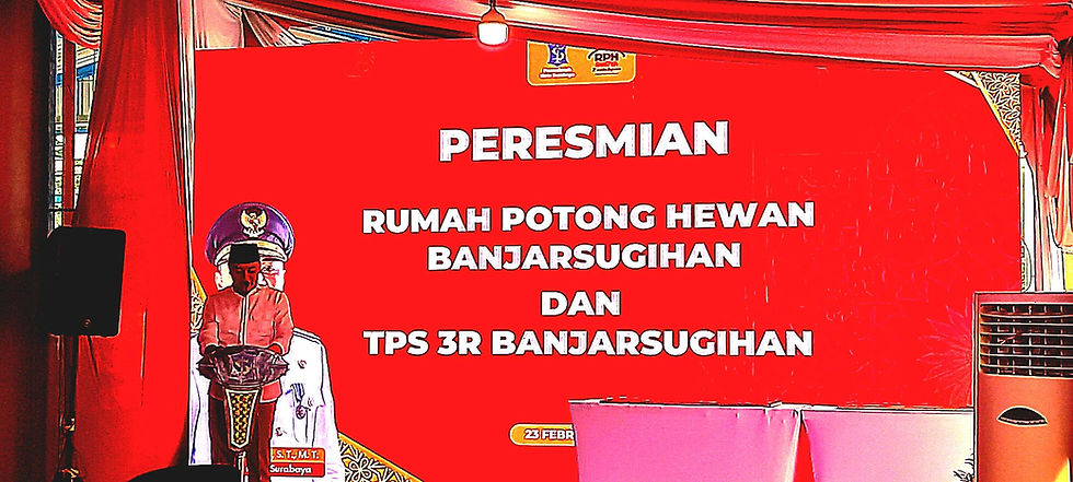 Dalam pidatonya, Walikota Surabaya berharap agar pemindahan rumah patong hewan babi dari RPH Pegirian ke RPH Banjarsugiahan, agar membawa dampak baik bagi masyarakat Surabaya,"sebutnya.