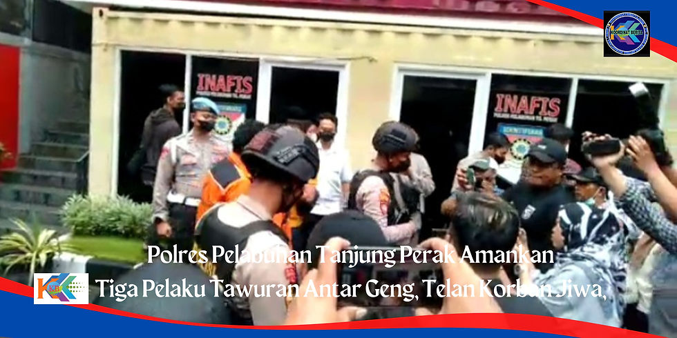 "Semua yang kita amankan ini sudah kami tetapkan sebagai tersangka," ungkap Kapolres Pelabuhan Tanjung Perak Surabaya AKBP Anton Elfrino Trisanto melalui Kasat Reskrim AKP Arief Ryzki Wicaksana.