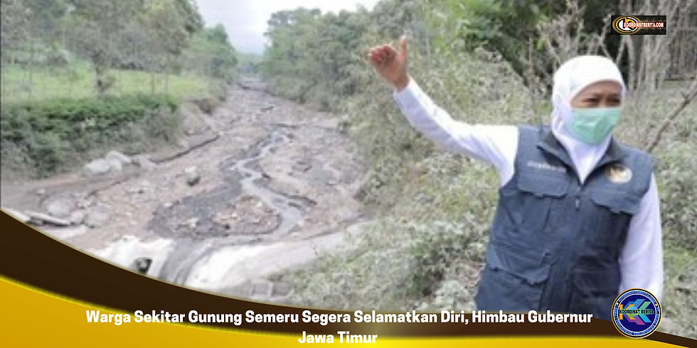 "Saya mohon agar masyarakat meningkatkan kewaspadaan dengan tidak melakukan aktifitas apapun dan tidak panik. Saat ini utamakan keselamatan, evakuasi diri terlebih dahulu. Tolong, karena saat ini aktivitas Semeru meningkat, segera cari dan evakuasi diri agar aman dan selamat," kata Khofifah, Minggu (4/11).
