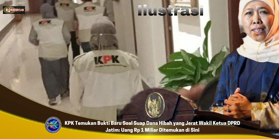 Hasil rangkuman Koordinatberita.com soal bukti baru ini berupa uang lebih dari Rp 1 miliar yang diamankan saat operasi penggeledahan di Gedung DPRD Jawa Timur (Jatim) pada Senin (19/12/2022) dan Selasa (20/12/2022).