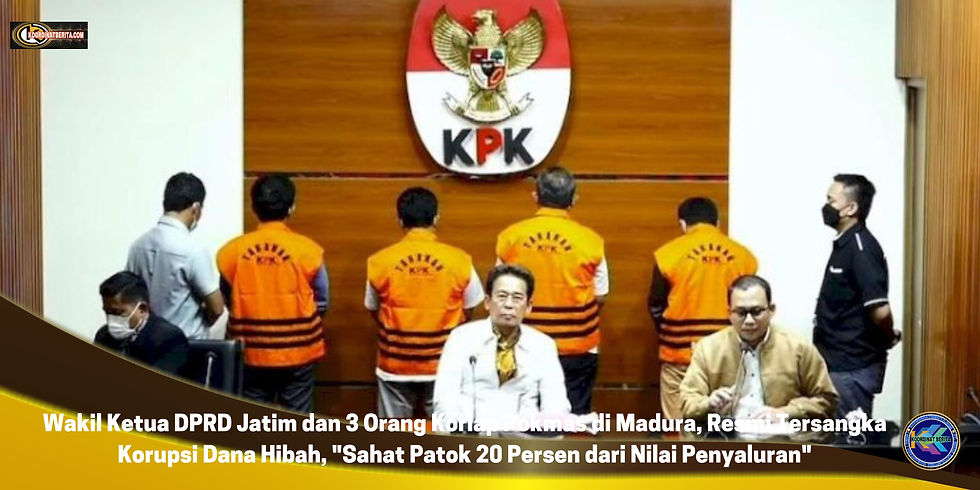 "Selanjutnya KPK meningkatkan status perkara ini ke tahap penyidikan, berdasarkan hasil keterangan saksi dan bukti-bukti yang cukup maka penyidik menetapkan sebanyak empat orang sebagai tersangka," ujar Johanis kepada wartawan di Gedung Merah Putih KPK, Jalan Kuningan Persada Kav 4, Setiabudi, Jakarta Selatan, Jumat dinihari (16/12).