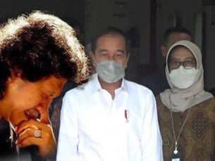 Presiden Jokowi jenguk Cak Nun di Rumah Sakit yang Mengalami Pendarahan Otak