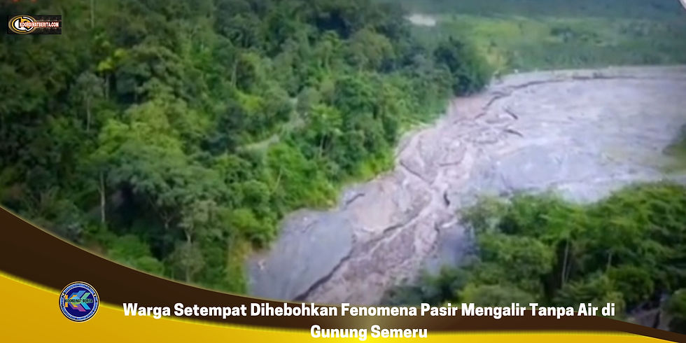 Seperti dipantau Koordinatberita.com pada Kamis (15/12/2022), video viral berdurasi kurang dari 30 detik itu menunjukkan pasir tersebut mengalir di daratan. Belum terkonfirmasi di mana pastinya lokasi itu, tapi suara dalam video itu menyebutkan bahwa pasir itu berasal dari Gunung Semeru.