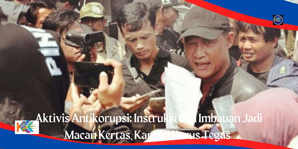 "Kami perhatikan selama ini instruksi dan himbauan Kapolri sekedar menjadi macan kertas saja. Artinya seringkali diabaikan oleh jajaran di daerah," kata Trijanto, Sabtu (29/10).