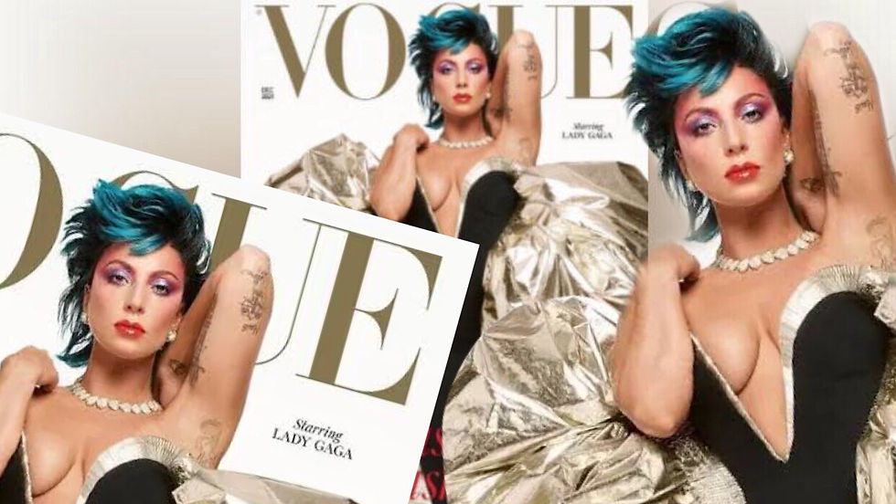 Sektsa gaun yang dipakai Lady Gaga disimpan selama berbulan-bulan karena desainer tak tahu bagaimana mewujudkannya menjadi pakaian. (Ist)