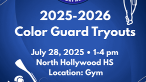 Color Guard Tryouts • July 28, 2025 