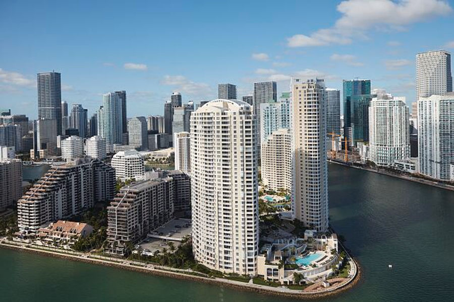 Miami waterfront skyline representing Miami-Dade real estate