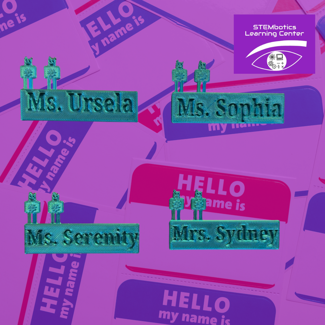 3D Printed Customized Name Tags