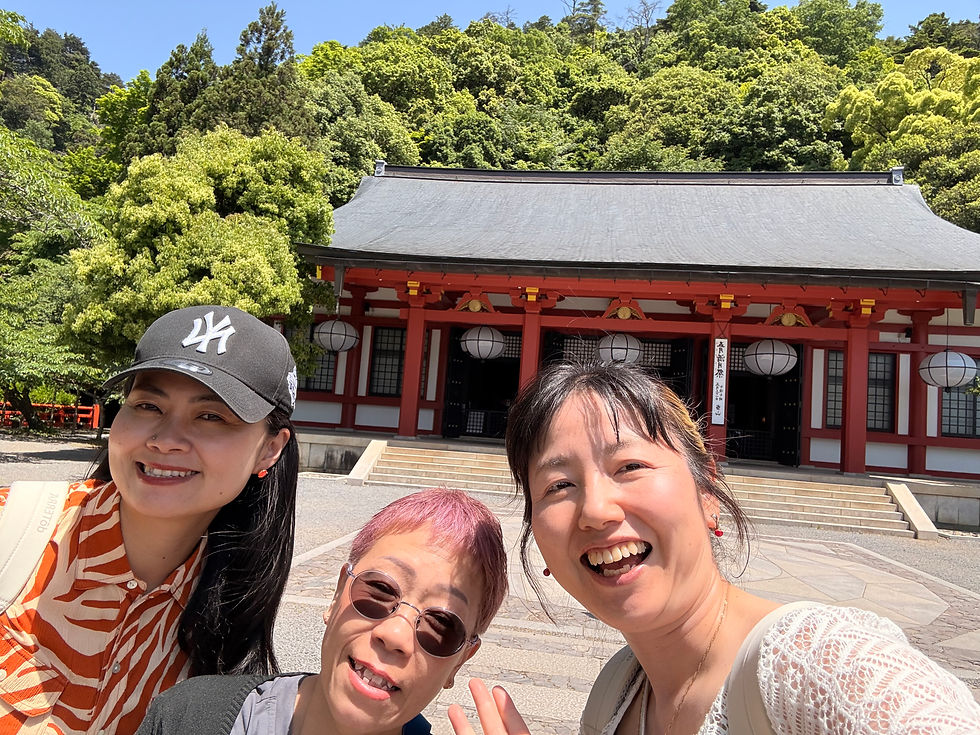 生徒さんと巡るレイキ発祥の地・鞍馬寺