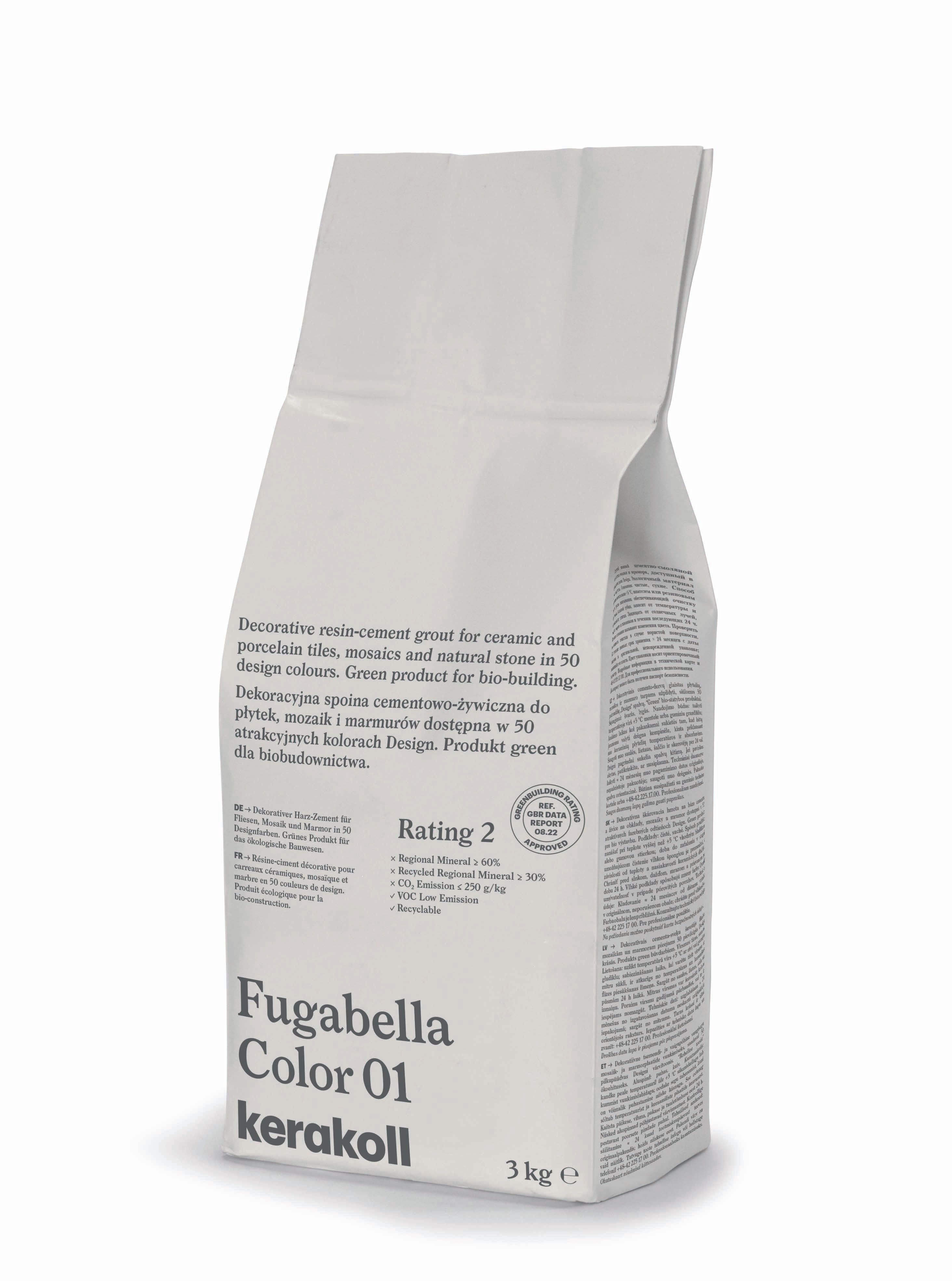 Fugabella Colour 01 Grout - 3kg
