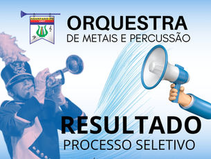 ABANFARE-PE DIVULGA RESULTADO DA SELEÇÃO PARA A ORQUESTRA DE METAIS E PERCUSSÃO