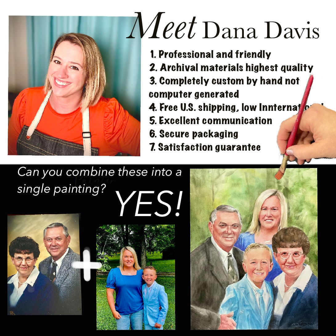 danadavisart.com
Dana Davis Art
Dana Davis Artist
Custom watercolor paintings
Custom portrait artist
Hand-painted watercolor portraits
Commissioned artwork
Custom family portraits
Wedding gift custom art
Meaningful gift artwork
Fine art commissions
Personalized artwork gifts
Original watercolor paintings
Custom artwork for special occasions
Professional watercolor artist
Custom keepsake paintings
Hand-painted portraits from photos
Artist-created custom gifts