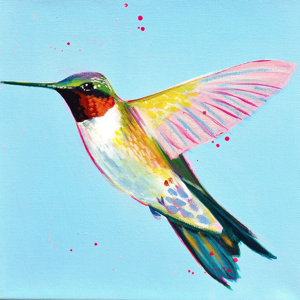 Thumbnail: 10x10 Hummingbird Commission