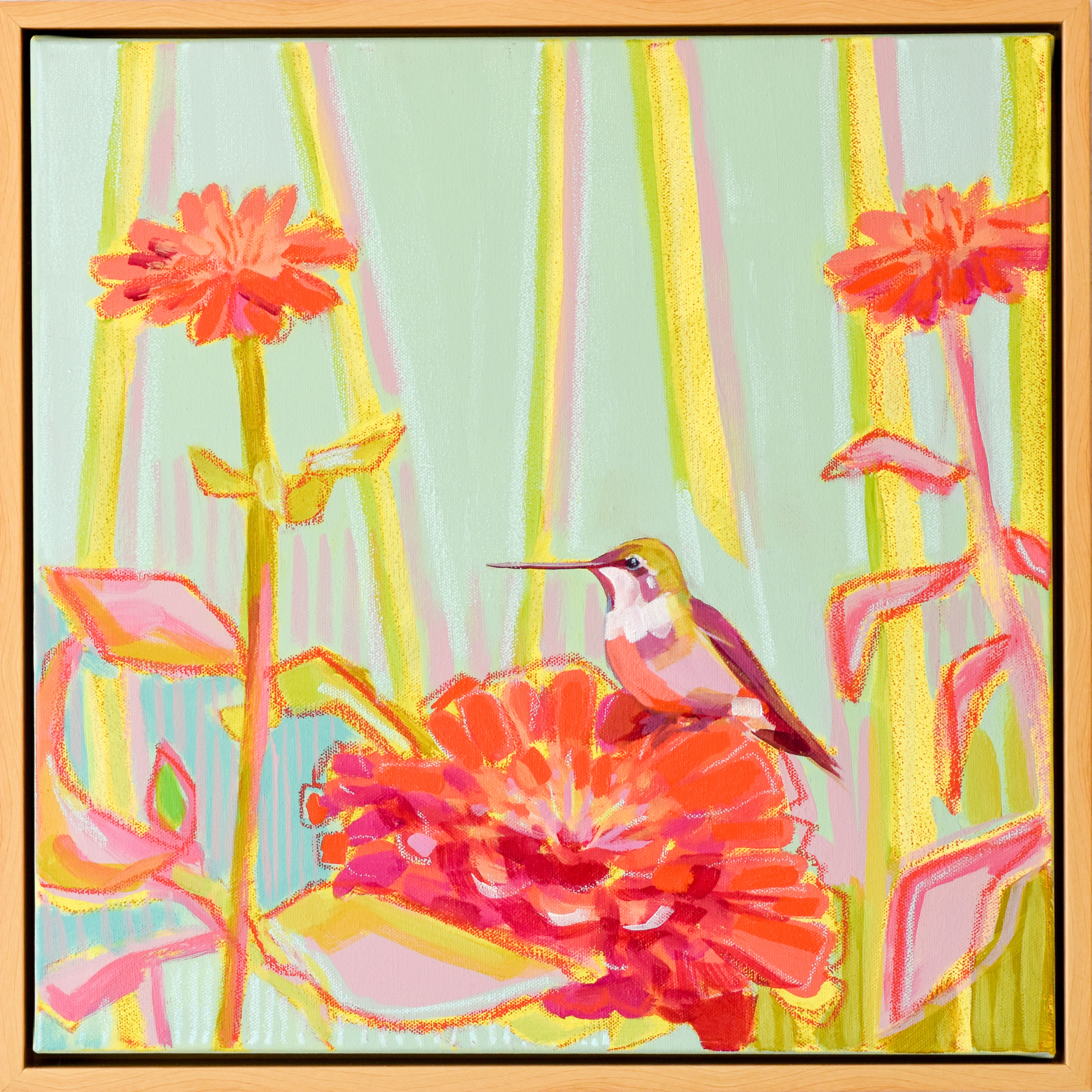 16x16 Birds in Bloom