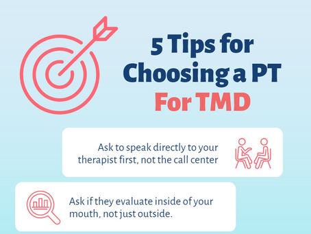 Choosing a PT for TMD