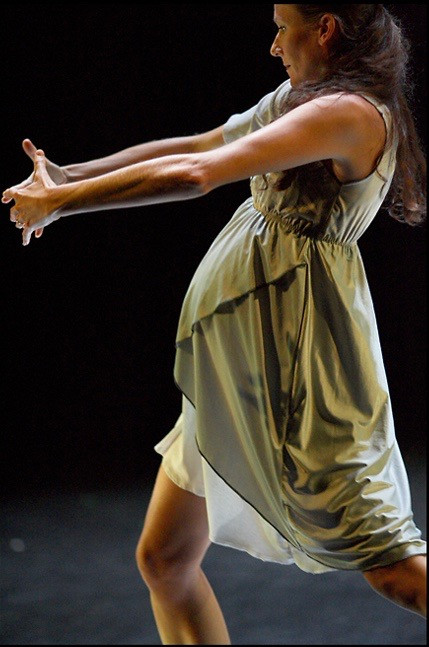 Performing the solo in Ghost Garden. Choreographed by Yolande Snaith.