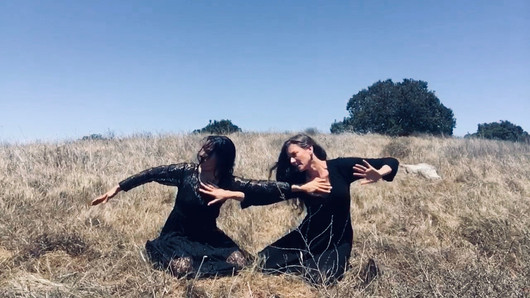 A still from Wind, a dance for the camera with Centehua Sage