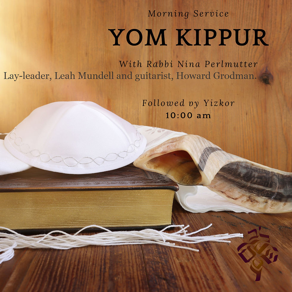 Yom Kippur Service followed by Yizkor Service