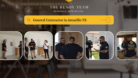 The Renov Team general contractor crew working on remodels and new builds in Amarillo TX — trusted local general contractor.