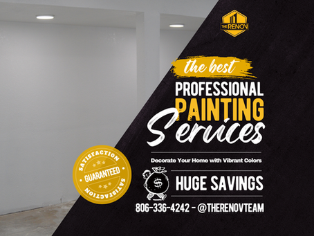 The Best Professional Painting Services in Amarillo, TX — Transform Your Home with The Renov Team