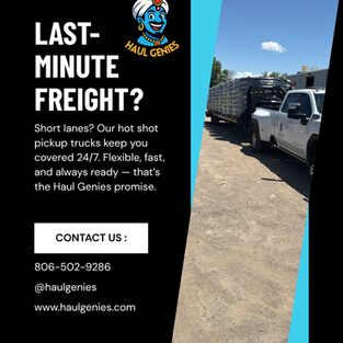 Haul Genies hot shot trucking services for last-minute freight and short lanes, flexible and 24/7 coverage for shippers and brokers.