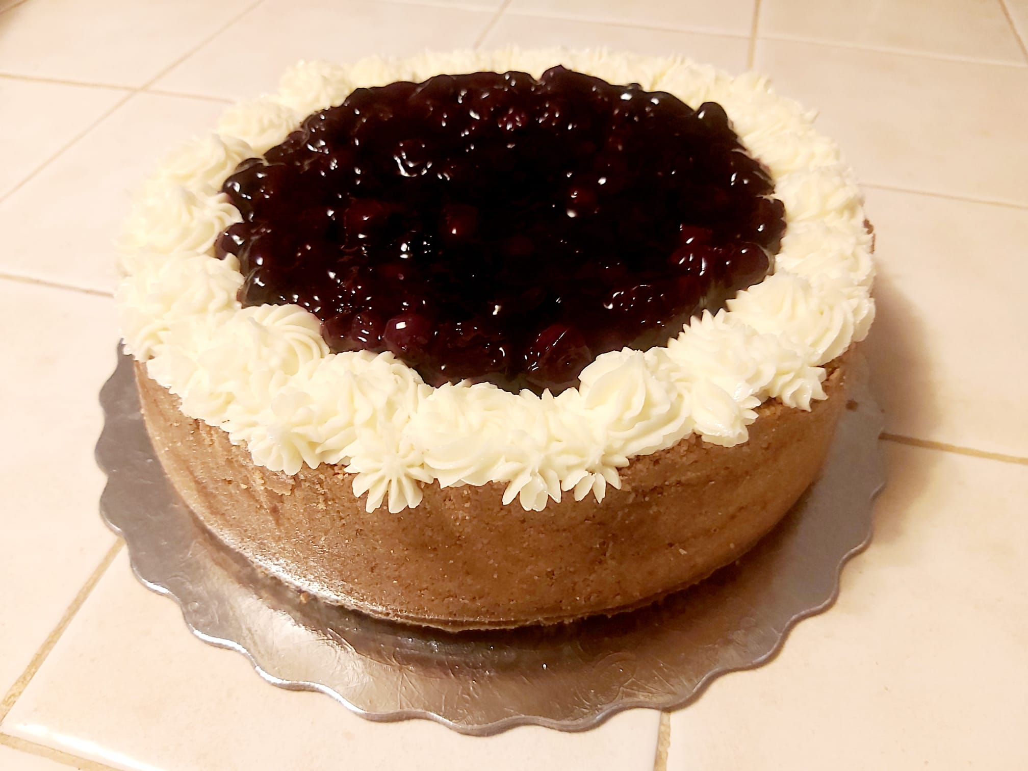 FFAV New York Style 9" Blueberry Cheesecake