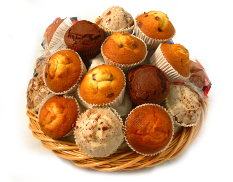 Various Muffins Vailable