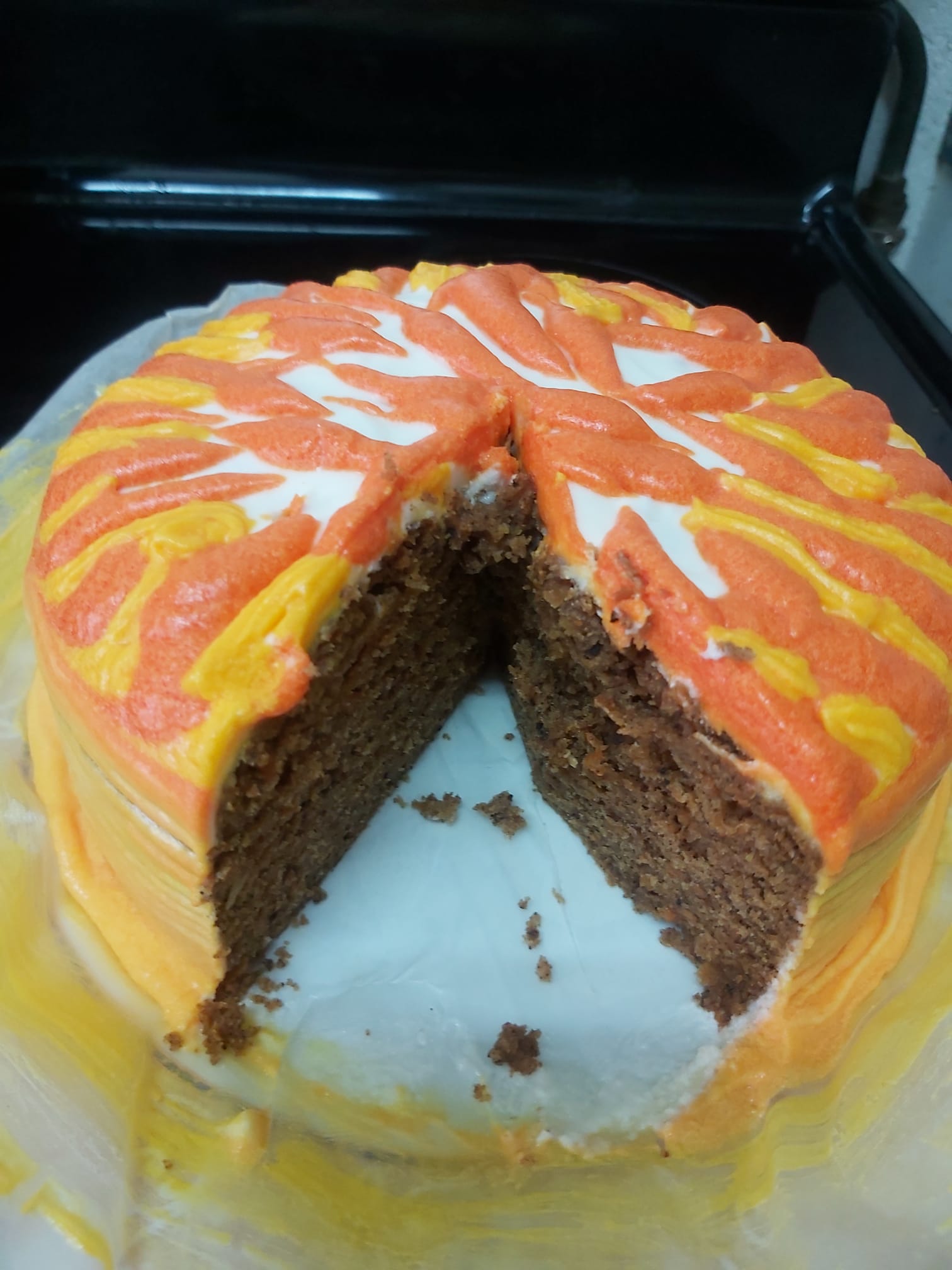 FFAV's Spicy Carrot Cake with Cream Cheese Topping