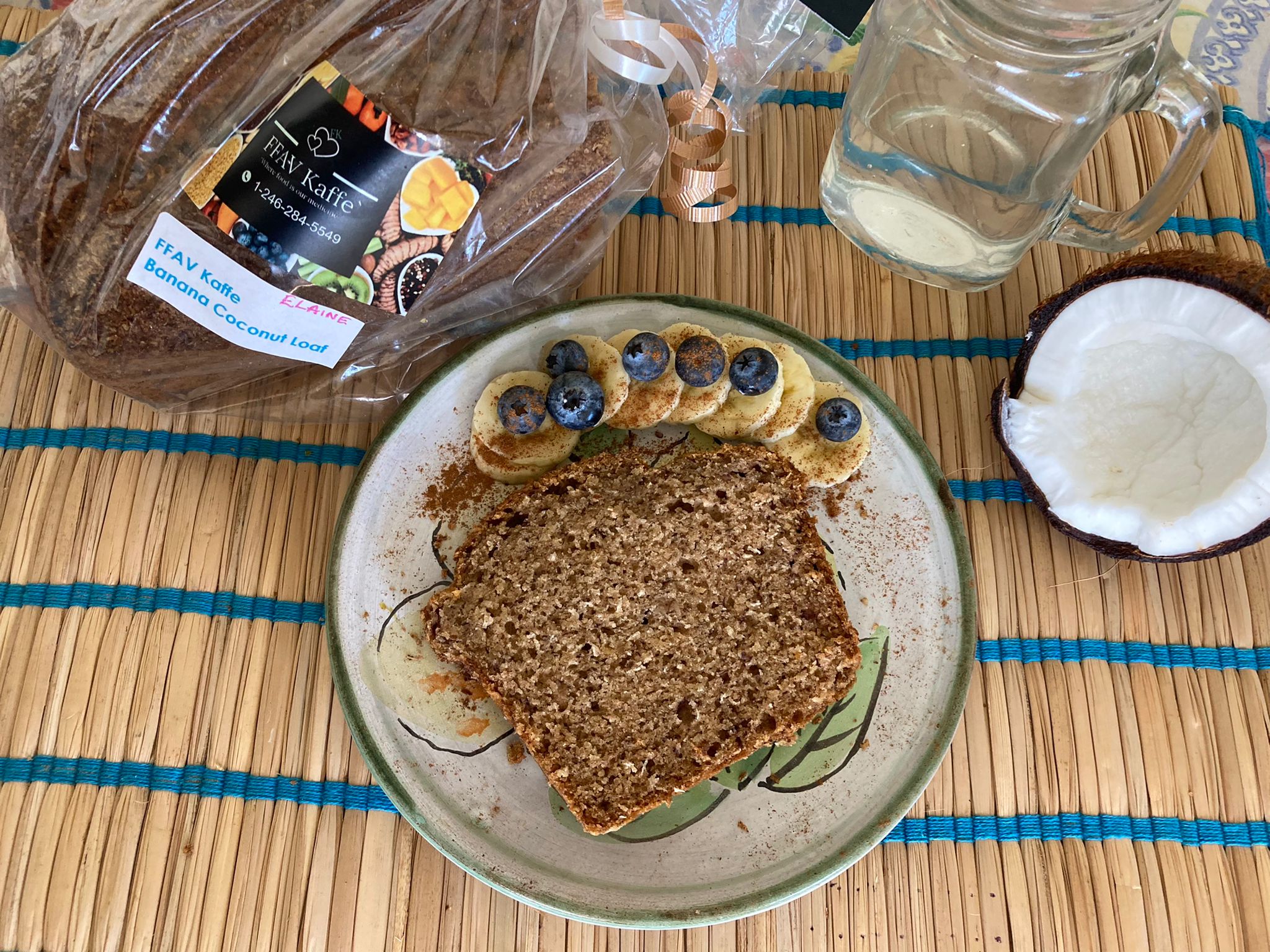 Banana Coconut Loaf