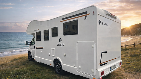 Obytný vůz Rimor Sarus – pronájem u Brna (Syrovice, Brno-venkov), exteriér