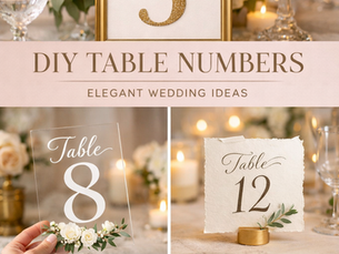 How to Make Elegant DIY Wedding Table Numbers with a Cricut (Step-by-Step Guide)