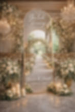 Elegant Mirror customized into a Wedding Welcome Sign
