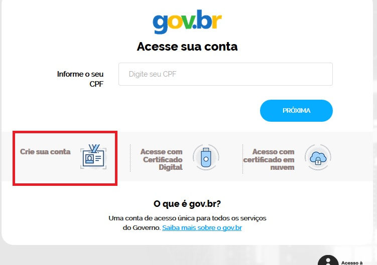 COMO SE CADASTRO NO SITE GOV.BR PARA SOLICITAR O CARTÃO DE VACINA E OUTROS SERVIÇOS