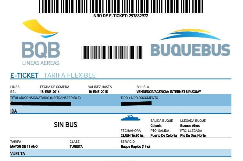 COMO COMPRAR A PASSAGEM BUQUEBUS PELA INTERNET