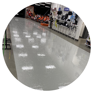 Exemple planchers epoxy commercial