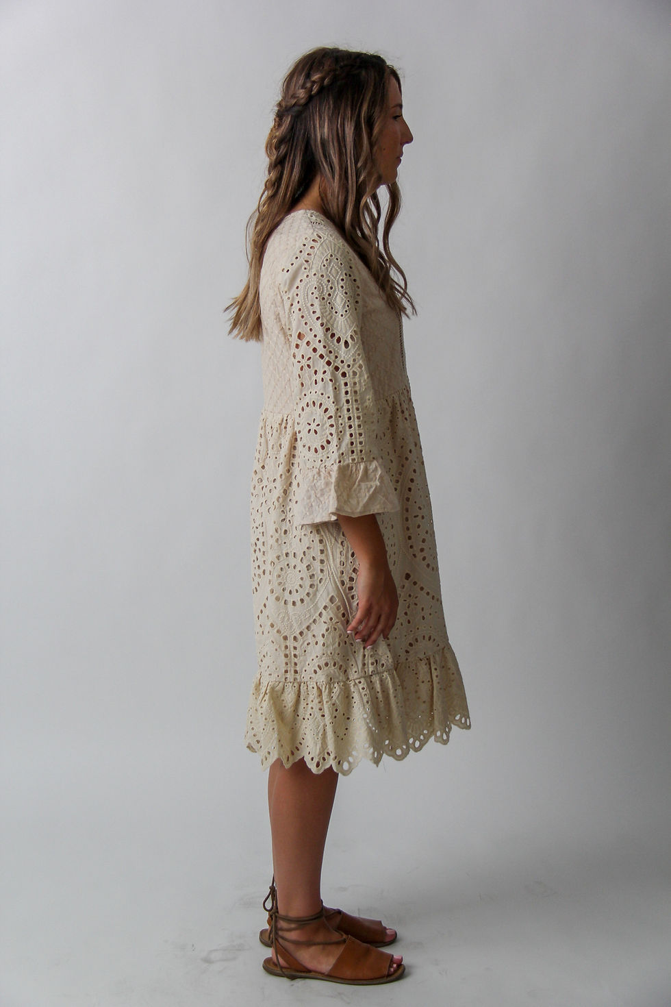 Thumbnail: Falling For You Eyelet Dress