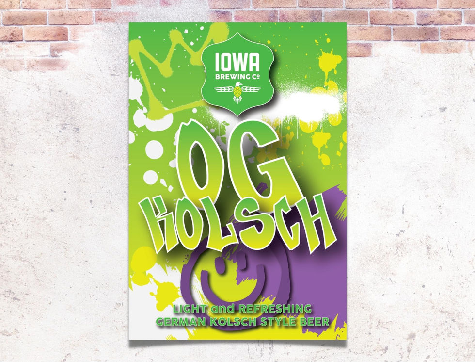 West Coast Graffiti Craft Beer Poster