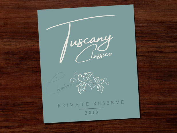 Wine Bottle Label Design