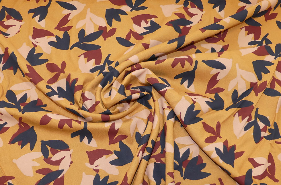 Miniature : Viscose Seraphine Ochre - Atelier Brunette