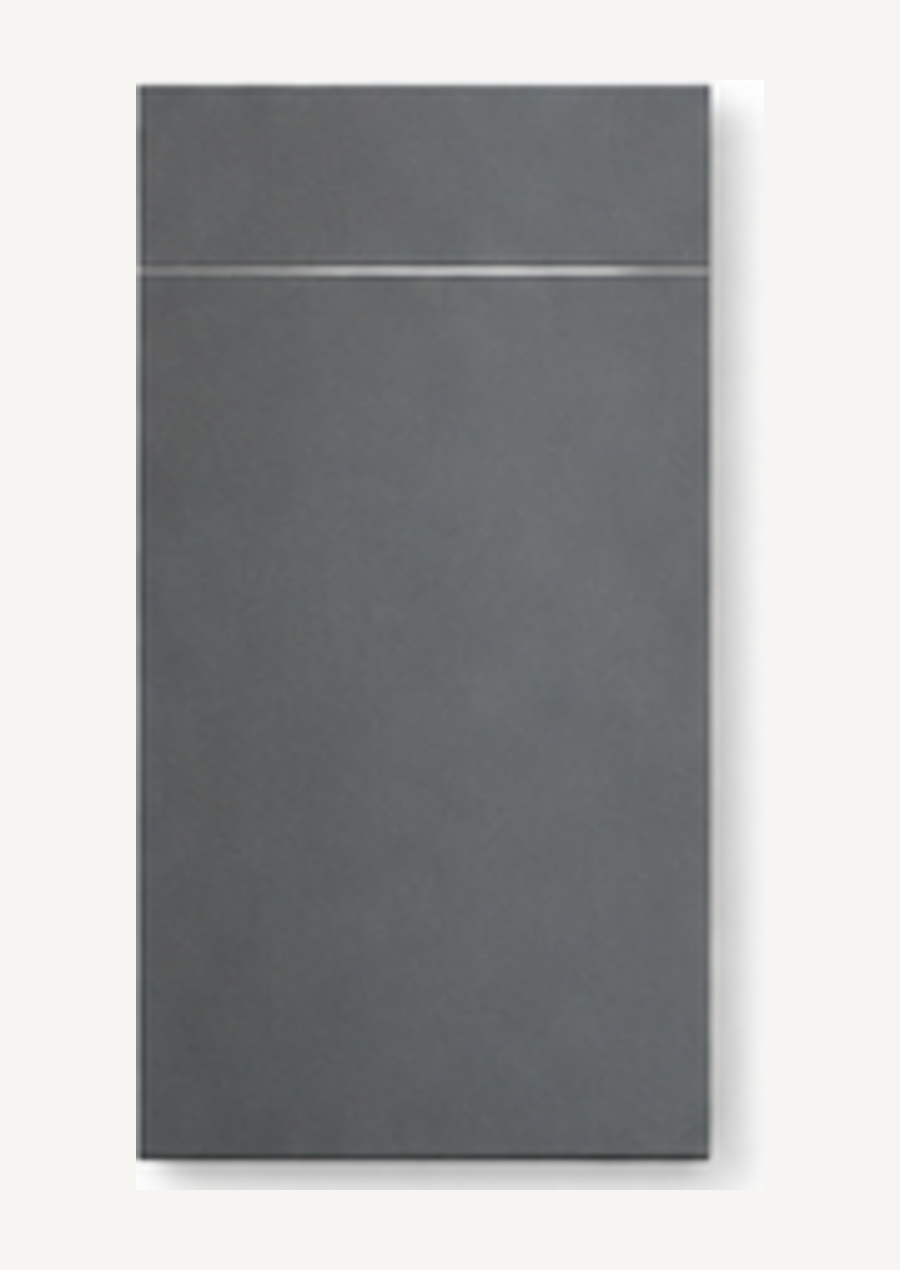 Pannello KORWIN Infinity Line 01 grigio con linee orizzontali.