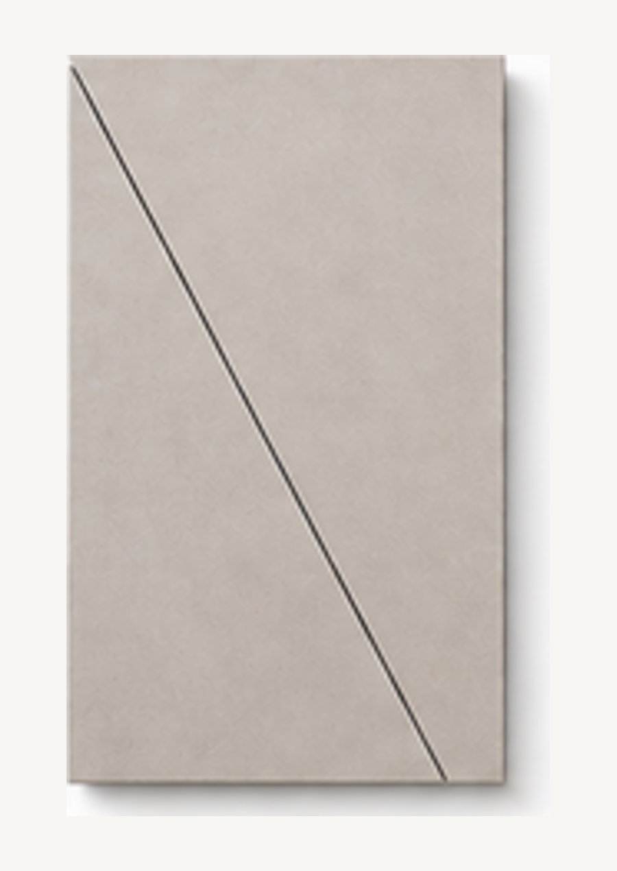 Pannello KORWIN Infinity Geometry 04 beige con linea diagonale.