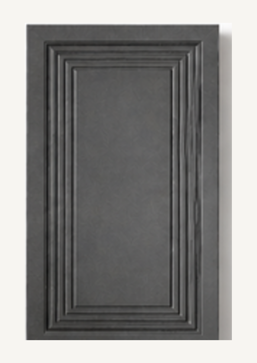 Pannello KORWIN Infinity Frame 07 grigio con cornici concentriche.