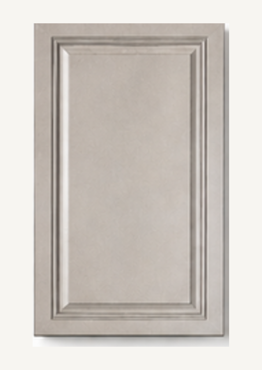 Pannello KORWIN Infinity Frame 03 tortora con cornice rettangolare.