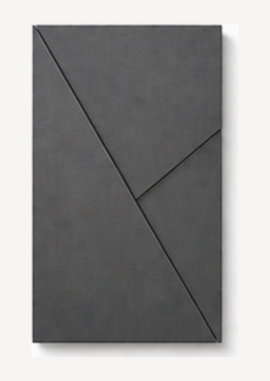 Pannello KORWIN Infinity Geometry 01 scuro con disegno geometrico.