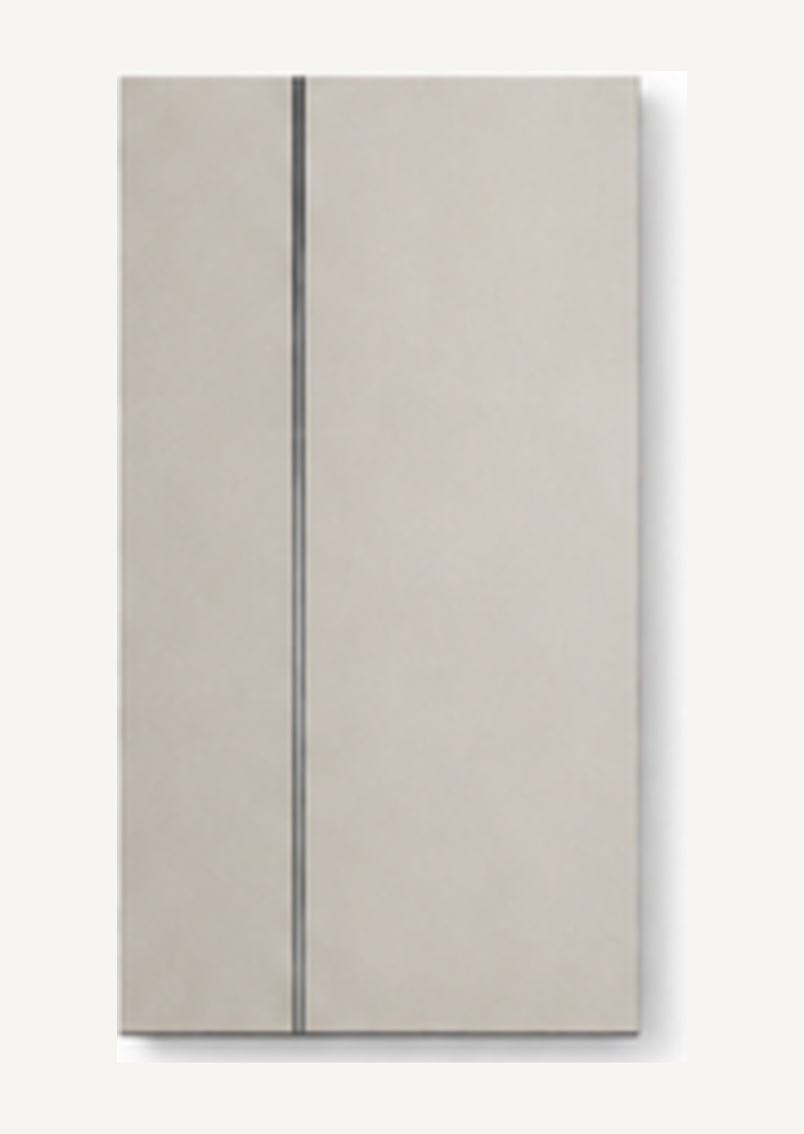 Pannello KORWIN Infinity Line 04 beige con linea verticale.