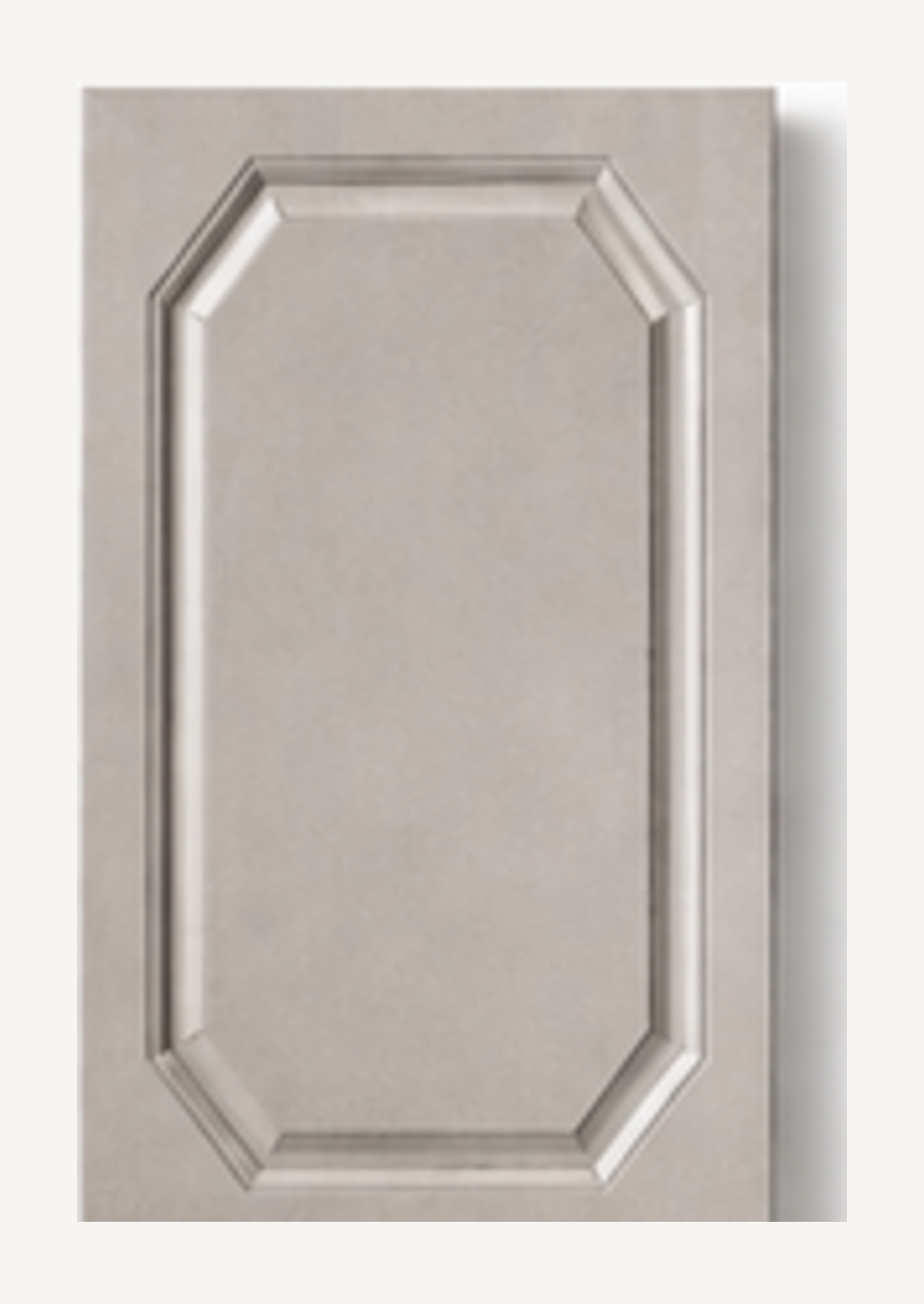 Pannello KORWIN Infinity Frame 06 beige con cornice ottagonale.