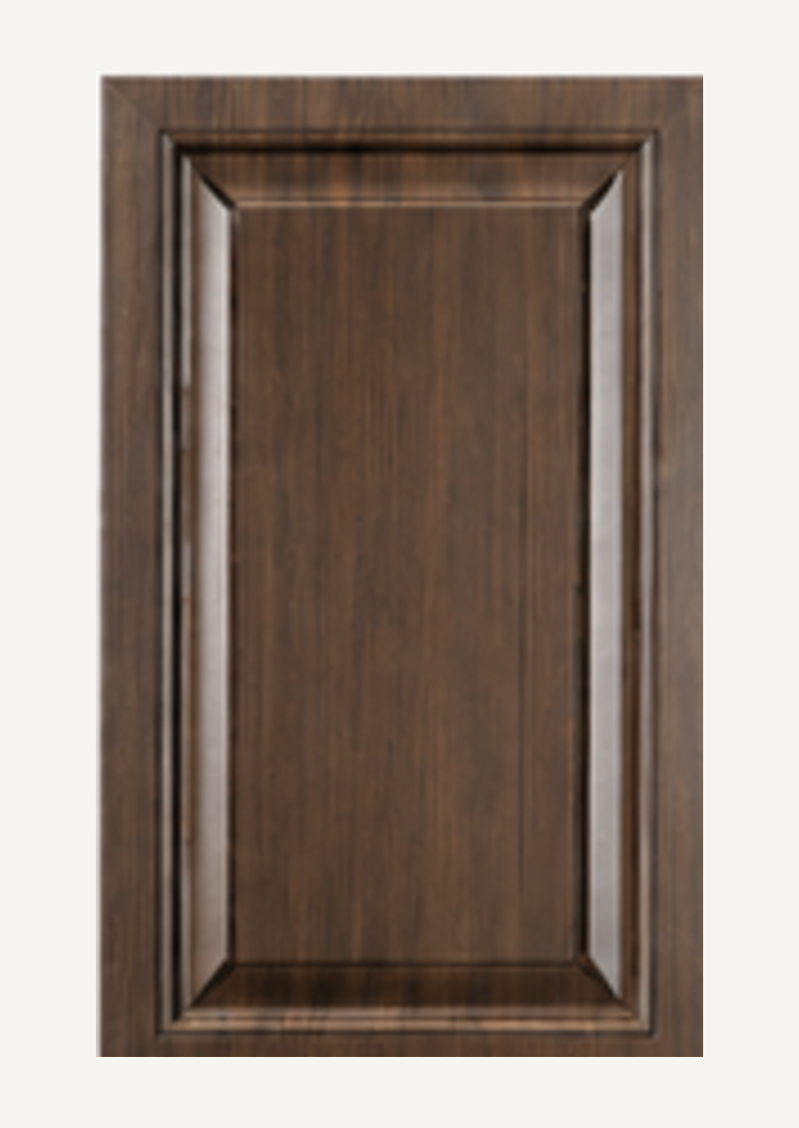 Pannello KORWIN Infinity Frame 10 effetto legno con cornice rettangolare.